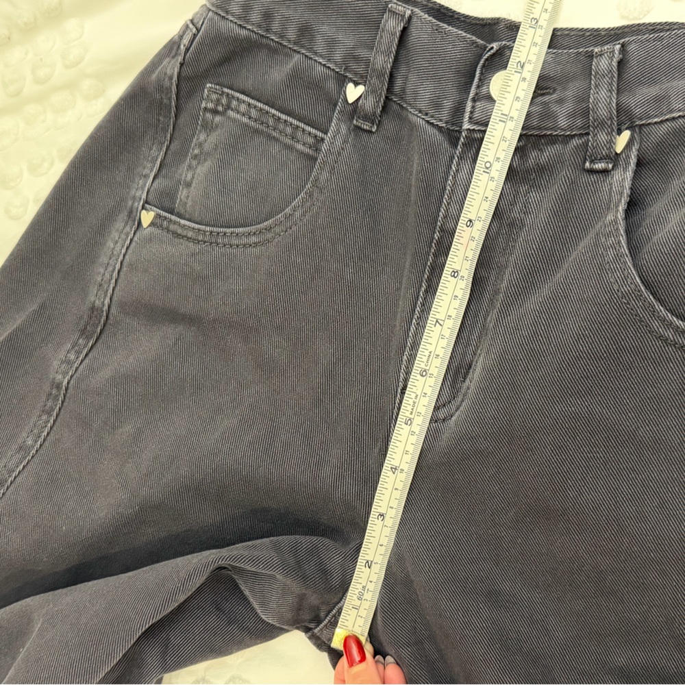 THINGS BETWEEN Mari Jeans Black Barrel Jeans Small New SOLD OUT NWT - Picture 13 of 16